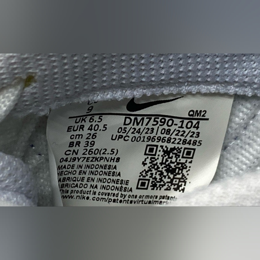 Nike Court Legacy Lift White Diffused Blue Sneakers Size 9 NWOT MSRP $94.99 - Picture 8 of 10